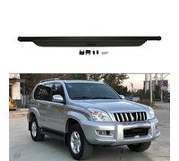 HYGGLY Coche Cubierta de Carga Retráctil, para Toyota Land Cruiser Prado LC120 FJ120 120 2003-2009 Coche Fundas para Maletero Trasero Tronco Cubierta De Carga Retráctil Cubierta de Protección