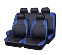 HYGGLY Cuero Coche Fundas Asientos para Suzuki Vitara (LY) 4.Gen 2015 2016 2017-2022, Impermeable Completo Juegos De Cubreasientos Delanteros Y Traseros Protector Interior Accesorios,Blue/A