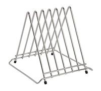 Hygiplas - Soporte para tablas cortar en acero inoxidable con ranuras