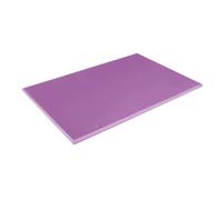 Hygiplas Tabla de cortar de alta densidad, 450 x 300 x 12 mm, color morado