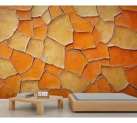 HYGIUID - Mural de papel pintado retro de nostalgia, arte abstracto, mural de pared, restaurante, comedor, decoración artística a gran escala (no autoadhesivo)