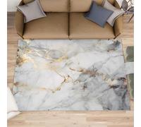 HYGIUID Tapete moderno y lujoso de mármol para puerta, 60 x 90 cm, diseño de mármol gris abstracto, lavable, para pasillo, pasillo, dormitorio, mesita de noche