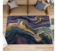 HYGIUID Tapete moderno y lujoso de mármol para puerta, 60 x 90 cm, textura de piedra, mármol degradado, para interiores, baño, exterior, lavable, para pasillo, dormitorio, mesita de noche