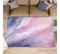 HYGIUID Tapete moderno y lujoso de mármol para puerta de cocina, 60 x 90 cm, diseño de mármol degradado rosa abstracto, para interiores, baño, exterior, lavable, para pasillo, pasillo, dormitorio