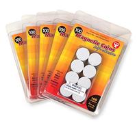 Hygloss 61405 - Imanes Redondos autoadhesivos (500 Piezas), 3/4 Pulgadas, Color Negro