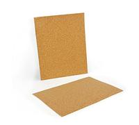 Hygloss Productos de Hojas de Corcho 2 mm de Grosor Corkboard Hojas - 8,5 x 11 Pulgadas, 2 Hojas