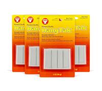 Hygloss Products HangTak - Masilla adhesiva reutilizable para carteles, letreros, manualidades y más, 8 onzas - Blanco - Paquete de 4 (65038)