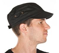 Hygostar - Gorra militar (100% algodón), color negro