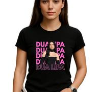 HYGV22DCV Dua Lipa Radical Optimism Tour T Shirt Black XL