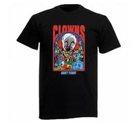 HYGV22DCV Killer Clowns IT Horror Clown Men's T Shirt Black L