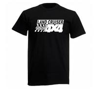 HYGV22DCV Land Cruiser 4x4 Off Road SUV Car Men's T Shirt Black XXL