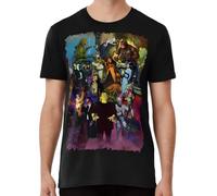 HYGV22DCV Monsters of Aurora Mens T Shirt Black L