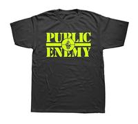 HYGV22DCV Public Enemy Graphic Printed T Shirts Black M
