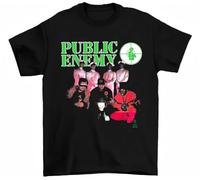 HYGV22DCV Public Enemy T Shirt Fight The Power Black XL