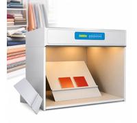 HYHDDM Caja de luz a Juego de Colores con luz 4/5/6, Caja de luz LED for gabinete de evaluación de Color,