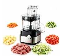 HYHDDM Procesador de alimentos de 600 W, picador de alimentos Plus
