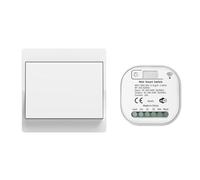 HYHIOTS RF433 - Juego de interruptor de luz inalámbrico, aplicación sin batería, control por voz, interruptor de seguridad del transmisor inalámbrico y controlador de receptor, compatible con Alexa
