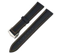 HYHJYMG 19 mm 20 mm 21 mm 22 mm Banda de reloj de nylon de alta densidad para Omega Planet Ocean Seamaster 300 Speedmaster Fabric de cuero Reloj Correa