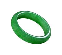 HYHJYMG Brazaletes para Mujer, brazaletes para Mujer, Noble y Elegante, Redondo, Fengshui, Riqueza, Prosperidad, Pulsera de Jade Tallada a Mano, Amuleto de la Suerte, Familiares