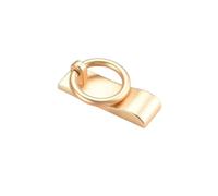 HYHJYMG Cajón Gabinete Muebles Manijas de Cocina para Perilla de gabinete Muebles de Puerta Anillos Dorados de un Solo Orificio, 5015,32