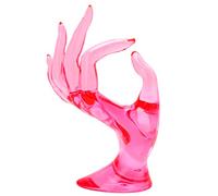 HYHJYMG Soporte de Mano de tacón Alto Ok, Soporte de Mano de maniquí con Forma de Pulsera, Expositor de Joyas, Soporte de joyería para organización del hogar, Zapato