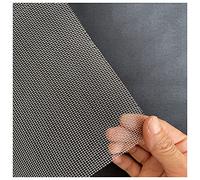 HYHMJ-Malla De Alambre Fina 18 Malla Mecanizado De Precisión Mallas De Acero Inoxidable Anti Ratones Anti Mosquitos Malla Tejido 1,2 Mm Agujero Exterior Ladrillos De Aire,Plata,1x1m