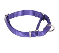 Hyhug Collar de Nailon Resistente para Perros machos y Hembras Grandes, medianos y pequeños, Entrenamiento para Caminar, Uso Diario (S, Ultravioleta)