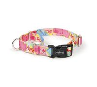 Hyhug Collar de perro Martingala con patrón de diseño para perros medianos, a prueba de escapes, sin tirones, duradero para uso en exteriores, ideal para entrenamiento y paseos diarios (perro colorido