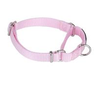 Hyhug Collar Martingale para perros pequeño, color rosa, a prueba de escapes, nailon resistente, duradero, sin hebilla, ideal para entrenamiento y paseos diarios
