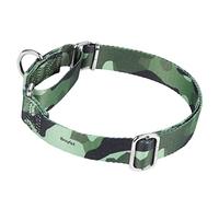 Hyhug Diseño, Martingale Klassische Halsbänder, Anti-Flucht Hundehalsband. Komfortabel Verstellbar, Verschleißfeste, Haltbare,Hunde-ID-Tag-Montageloch. (Pequeño, Cuadros Rojos) (Pequeño S, Camuflaje)