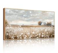 hyidecorart Cuadros Decoracion Salon Modernos Grandes, 73x146 cm Cuadro en lienzo de Villas Rurales, Cuadros Decorativos con Marcos Adecuado para Dormitorios Pasillos Comedores