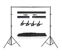 HYJ-Inc Photo Video Studio Photography Backdrop Stand, 8 x 8 ft Adjustable Photo Background Holder, Back Drop Banner Stand Support System Kit with Carry Bag