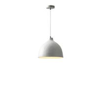 HYJAUSXB Lámpara Colgante de Resina con Forma de Campana, Sencilla y Creativa, con Base E27, Tricolor, de Altura Ajustable para Cocina, Comedor, Dormitorio (Blanco, 28 cm)