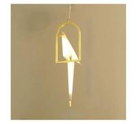 HYJAUSXB Lámpara Colgante Moderna de Origami con diseño de Jaula de pájaros, Ideal para Restaurante, Dormitorio Infantil (Color del Cuerpo: 1 Cabezal)