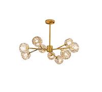HYJAUSXB Lámpara de araña Molecular de Cristal mágico Moderna, iluminación Decorativa Sencilla para Sala de Estar, Comedor y Dormitorio, lámpara Colgante de Aspecto contemporáneo.