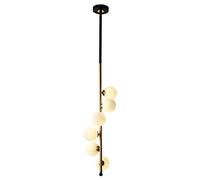 HYJAUSXB Lámpara de araña Sputnik Globe de 6 Pulgadas, Color Dorado, lámparas de araña Grandes, lámparas Colgantes Magic Bean Molecular, lámpara de Techo Colgante, Estilo Lineal Moderno par