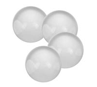 HYJYGM 4pcs 50mm Crystal Glass Balls for Photography and Home Office Decor, Sphere Ornaments for Meditation, Divination, and Table Display