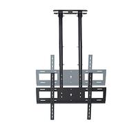 HYJYGM Adjustable Height Ceiling TV Mount Bracket, Holds Up to 60kg Screens, Fits 600-100 Inch Tilt Telescopic TV Stand(2.5m)