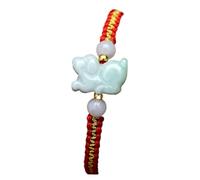 HYJYGM Bead, Handmade Rope Woven Emerald Braided Rope Multicolore Women Men Couples Vacation Attract Prosperity Love Luck Money,Dog