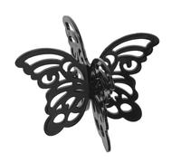 HYJYGM Butterfly Hollow Crystal Sphere Display Stand Decorative Holder Household Adornment Glass Sphere Base Desktop Crystal Stand