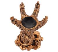 HYJYGM Resin Crystal- Support Base Dragons Claw Shape Stand 4-6cm Sphere Holder Golden Resin Sculpture Home Office Decor