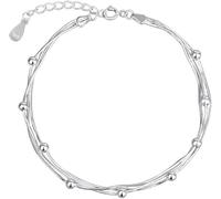 HYJYGM Sterling Silver, ，Crystal Bangle s for Sterling Silver For Women,Women 925 Sterling Silver Fashion Butterfly Exquisite Ladies Sterling Silv