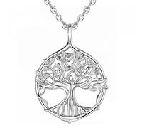 HYJYGM Tree of Life Necklace Knot Pendant Good Luck Jewelry Boyfriend Party Gift