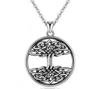 HYJYGM Tree of Life Pendant Necklace Knot Charm Necklace Jewelry for Women Gifts