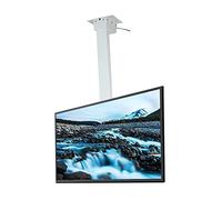 HYJYGM TV Stand,Height Adjustable Motorized Ceiling TV Mount,Electric TV Lift Left and Right Hole Spacing Adjustment,Remote Control and Dual Control(A 100cm)