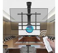 HYJYGM TV Stand,Motorized Ceiling TV Mount,Electric TV Lift with Remote Control and Control,Fits 32-70 Inch Screen Display,with Loading 99 Lbs