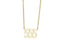 HYJYGX Anillo de Números Ángeles en Acero Inoxidable Hermoso Pulsera de Húmero para Mujeres