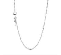 HYJYGX Collar de corazón con Estrellas, Luna, Copo de Nieve Brillante, Cadena Tipo Cable 100%