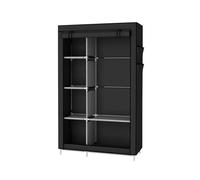 HYKJCSS Almarios para Hogar Organizador De Almacenamiento De Guardarropa Portátil For Guardarropa De Dormitorio Cubierta De Tela No Tejida Almarios para Ropa(Black)