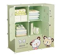 HYKJCSS Almarios para Hogar Organizador De Guardarropa Combinado Plástico De Pie Robusto Cubo Ropa Dormitorio Hogar Almarios para Ropa(111X37X111CM)